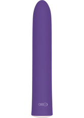 7 Function Rechargeable Slim Vibrator - Purple