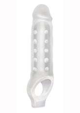 Blue Line C and B Gear Mighty Extender Penis Sleeve - Clear