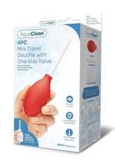 CS Mini Travel Douche W One Way Valve - Red