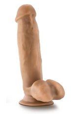 Dr. Skin Mr. Mark Dildo with Balls and Suction Cup - Caramel - 7in