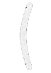Realrock Crystal Clear Double Dong - Clear - 18in