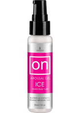 Sensuva On Arousal Gel Ice Water Base Buzzing and Cooling Female Gel - 1oz - 12 Per Display