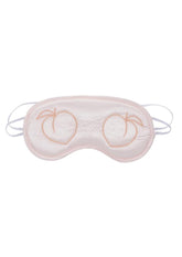 Sex and Mischief Peaches N Creame Blindfold - Ivory/Orange