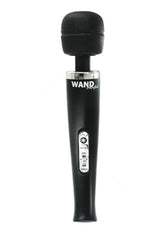Wand Essentials 8 Speed 8 Function Rechargeable Wand Massager - 110v - Black