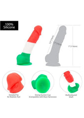 Addiction Toy Collection Leonardo Silicone Dildo with Balls