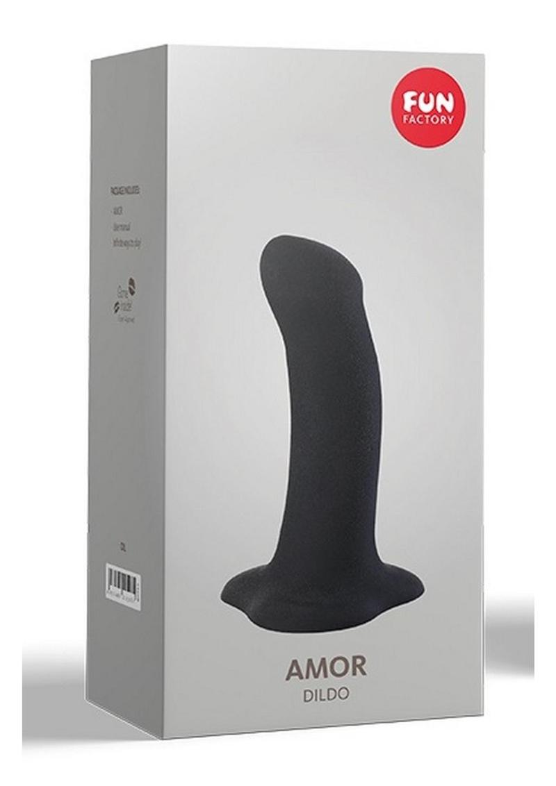 Amor Silicone Dildo - Black