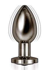 Ass-Sation Remote Control Rechargeable Vibrating Metal Anal Plug