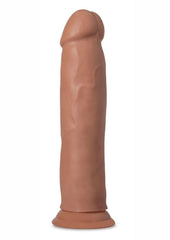 Au Naturel Carlos Dildo - Caramel/Mocha - 9in