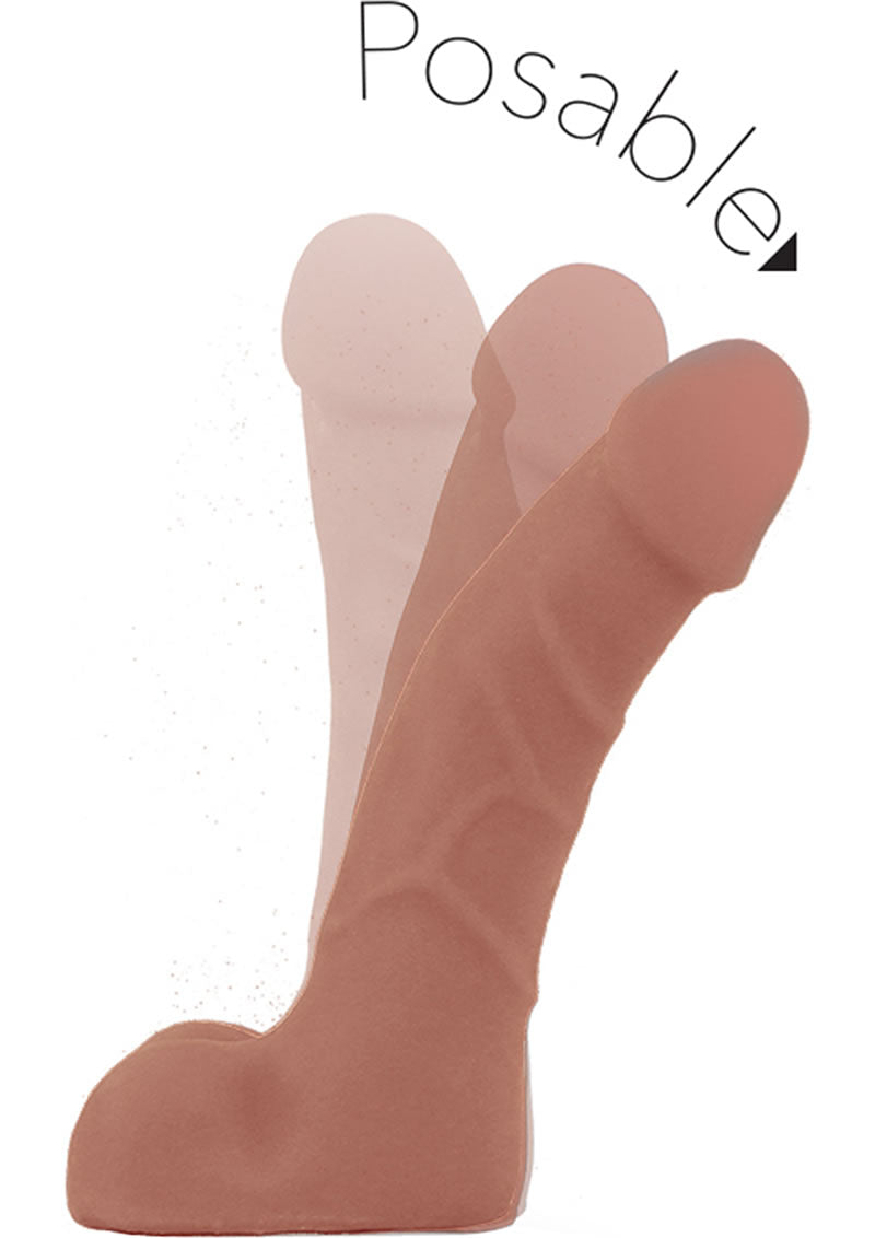 Au Naturel Suave Dildo - Caramel - 7in