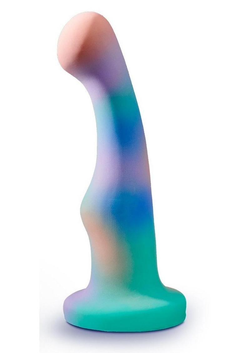 Avant Opal Dreams Silicone Dildo - Aqua/Blue