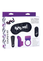 Bang! Couple's Love Ring Kit - Purple - Set Of 4