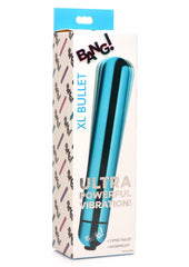 Bang! Vibrating Metallic XL Bullet - Blue - XLarge