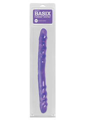 Basix Rubber Works Double Dong - Purple - 16in