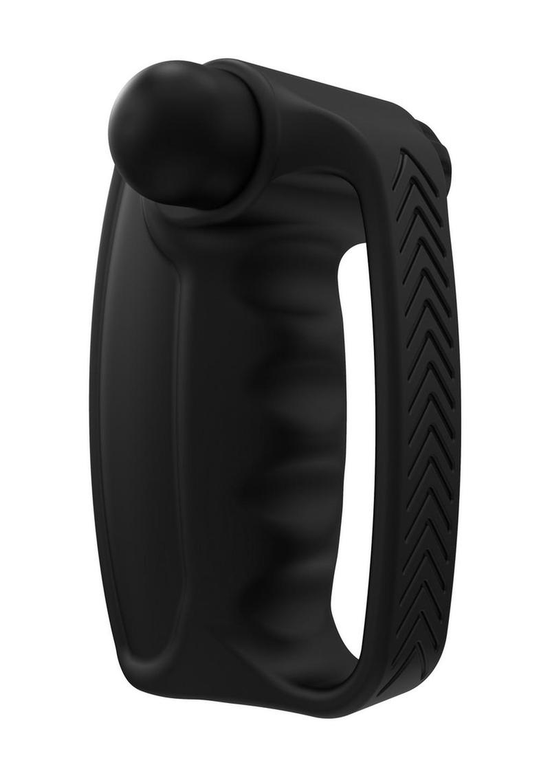 Bathmate Hand Vibe Silicone Rechargeable Stroker - Black