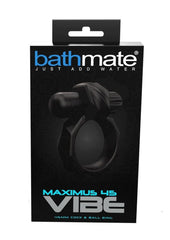 Bathmate Maximus Vibe 45 Rechargeable Silicone Cock Ring - Black