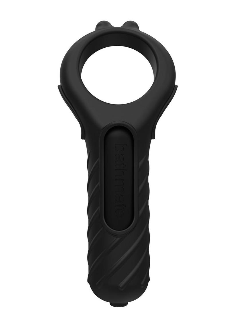 Bathmate Vibe Edge Rechargeable Silicone Bullet Vibrator - Black