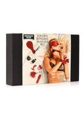 Bedroom Bliss Lover's Bondage Massage - Black/Red - Set