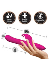 Lush Kira Rechargeable Silicone Rabbit Vibrator - Velvet