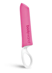 Bodywand Date Night Rechargeable Silicone Lipstick Vibrator - Pink/White