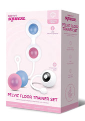 Bodywand Squeeze Vibrating Pelvic Floor Trainer Set 18-29g - Blue/Pink