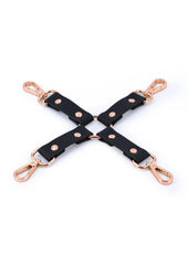 Bondage Couture Pu Leather Hog Tie - Black