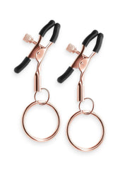 Bound Nipple Clamps C2 - Metal/Rose Gold