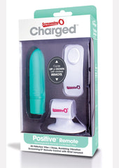 Charged Positive Wireless Remote Control USB Rechargeable Vibe Waterproof - Green/Kiwi