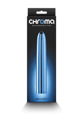 Chroma Classic Rechargeable Vibrator - Blue - 7in