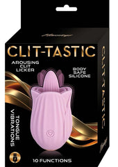 Clit-Tastic Arousing Clit Licker Rechargeable Silicone Clitoral Vibrator - Pink