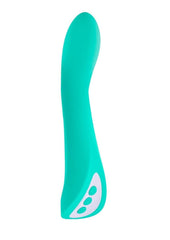 Come with Me Rechargeable Silicone Vibrator - Green