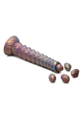 Creature Cocks Deep Invader Tentacle Ovipositor Silicone Dildo - Multicolor