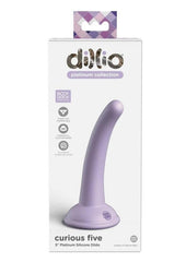 Dillio Platinum Curious Five Silicone Dildo