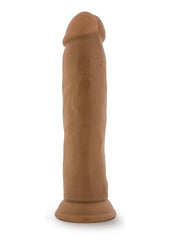 Dr. Skin Silicone Dr. Henry Dildo with Suction Cup - Caramel/Mocha - 9in