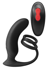 Envy Remote Prostate Vibe and Cock Ring - Black