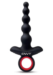 Envy Vibrating Anal Bead Assifier - Black