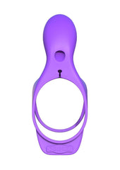 Fantasy C-Ringz Ultimate Silicone Couples Cage Cock Ring - Purple