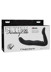 Fetish Fantasy Elite Strapless Strap-On Silicone - Black - 8in