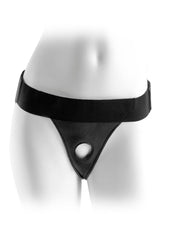 Fetish Fantasy Series Crotchless Adjustable Harness - Black