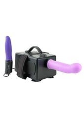 Fetish Fantasy Series International Portable Vibrating USB Powered Plug-In Sex Machine Kit with 2 Dildos