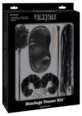 Fetish Fantasy Series Limited Edition Bondage Teaser - Black - 5 Piece Kit