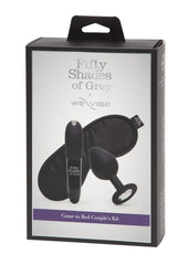 Fifty Shades Of Grey X We-Vibe Come to Bed Rechargeable Silicone Couples Kit - Black