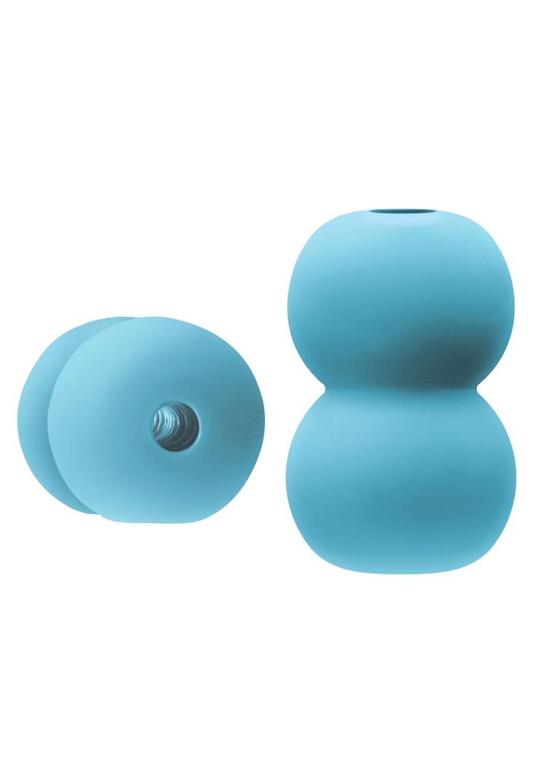 Firefly Moon Stroker Silicone Masturbator - Blue/Glow In The Dark