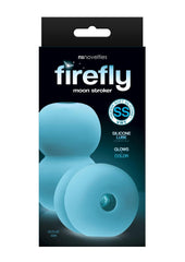 Firefly Moon Stroker Silicone Masturbator - Blue/Glow In The Dark