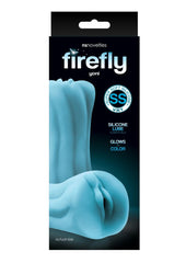 Firefly Yoni Silicone Masturbator Glow In The Dark - Pussy - Blue/Glow In The Dark