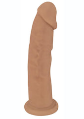 Fleshstixxx Dual Density Silicone Bendable Dong - Caramel - 6in