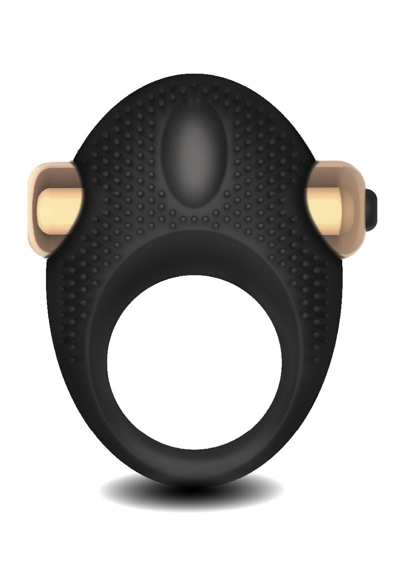 Frederick's Of Hollywood Couple's Vibrating C-Ring - Black