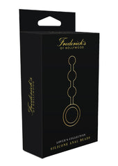 Frederick's Of Hollywood Silicone Anal Beads - Black