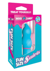 Fun Size Swirls Bullet Vibrator - Blue - Small