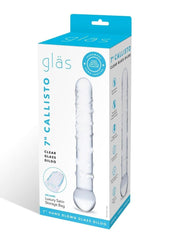 Glas Callista Clear Glass Dildo - Clear