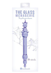 Glass Menagerie Unicorn Dildo - Purple